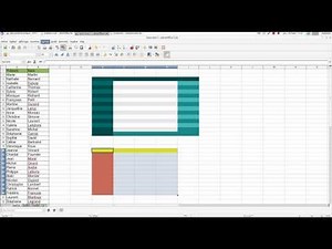 Autoformat de tableaux sur LibreOffice Calc