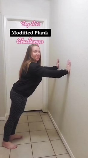 Wall Plank Challenge Workout for Beginners