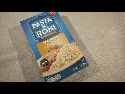 Making Pasta Roni Angel Hair Pasta with Parmesan Cheese