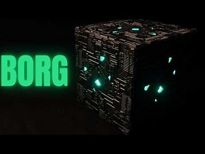 Star Trek Borg Cube Model – Unboxing & Cinematic Showcase (ASMR)