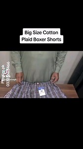 Big Size Cotton Plaid Boxer Shorts Waist Size : 42 - 60 4XL , 5XL , 6XL , 7XL Shop Now : Plussize. pk Call/Whatsapp : 0332 3668466 #plussizeclothing #boxers #boxershorts #underwear #plussizefashion #bigandtallfashion #plussize #bigsizeboxers #plussizepk #4xl #5xl #6xl #7xl | Plussize.pk - Plus Size Fashion