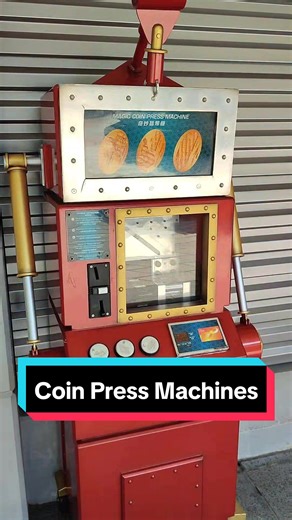 Coin Press Machines in Hong Kong Disneyland