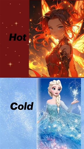 #hot vs cold ❄️🌼🌺😀🌟💥❄️💥