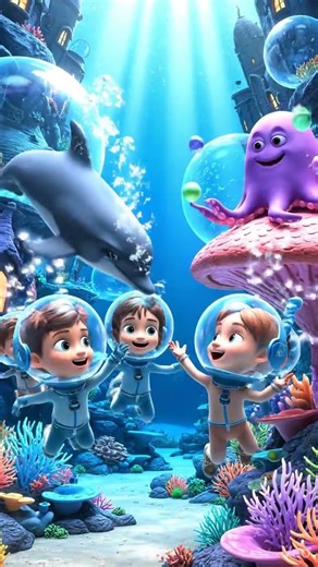 Underwater Bubble City Adventure