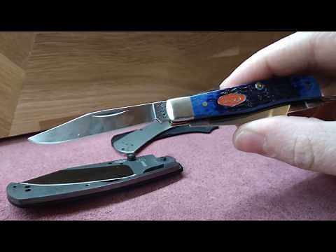How a slip joint knife works.