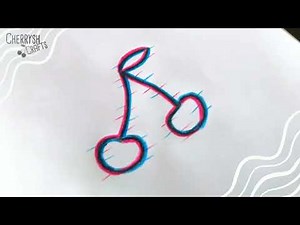 ✨ How to Draw Glitch effect with color pencils (Tutorial) No markers /Easy Drawing ideas