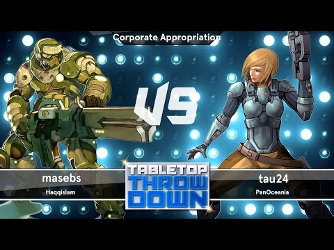 Corporate Appropriation - PanOceania vs Haqqislam - Infinity N5 Battle Report