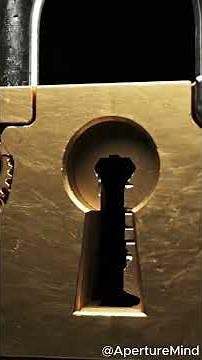 Why does ONLY the right key unlock the door? 🔐3D breakdown of how a pin tumbler lock really works.