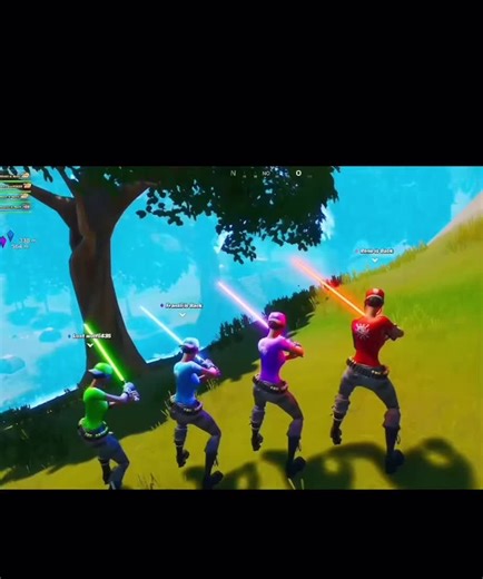 LIGHTSABERS! #fortnite #fortnitelightsaber #satusfying