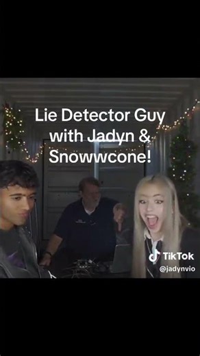 Polygraph test: Snowwcone and Jadyn with Lie Detector Guy!