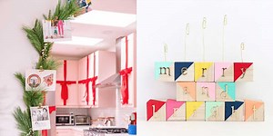 These Beautiful Christmas Card Holder Ideas Also Serve as Festive Decor