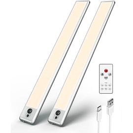 Lampes de Cuisine LED 37cm avec Télécommande 66 LED, Éclairage sous Meuble sans Fil 3200 mAh, Fonctionne avec Piles 3500 K, Éclairage d'armoire Rechargeable, Reglette Led Cuisine | Rakuten