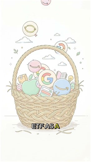 The Easiest Way to Invest: ETFs Explained for Beginners 🧺✨ #investing