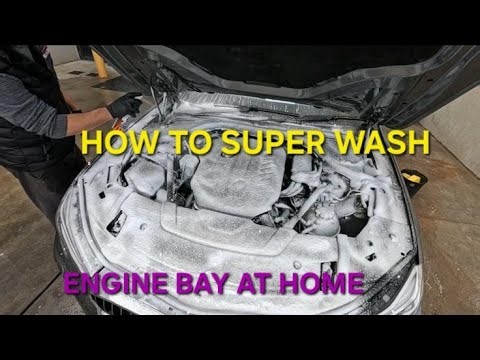 Deep engine wash at home, easiest way to wash engine bay at home,deep cleaning
