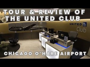 Tour & Review of The United Club at Chicago O'Hare Airport. A guide on what to expect!