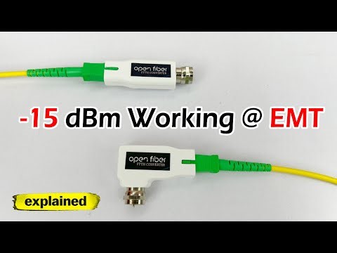 -15 dBm FTTH Working using EMT | Open Fiber FTTH Explained - PART 2