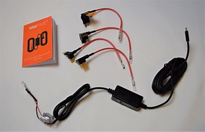VANTRUEドラレコの駐車監視バッテリー上がり対策、11.6/12.0Vの２段階カットオフケーブル