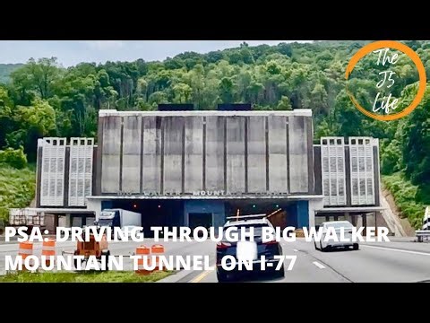 PSA: Driving Through Big Walker Mountain Tunnel On I-77