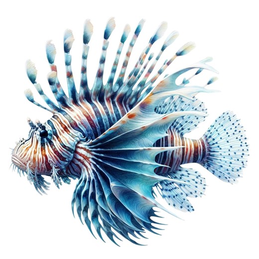 4x Red Lionfish Watercolor Stickers, 4 Different Designs | Lionfish | Car/laptop | 9x9 to 120x120 Cm | Weatherproof | Gift - Etsy