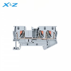[Hot Item] PT Series Spring Terminal Block for Easy DIN Rail Installation