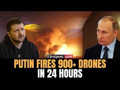 Russia Ukraine War LIVE: Kyiv Says Russia Fired Nearly 1,000 Drones at Ukraine in 24 Hours | N18G