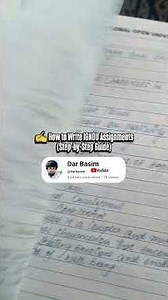 ✍️ How to Write IGNOU Assignments (Step-by-Step Guide)