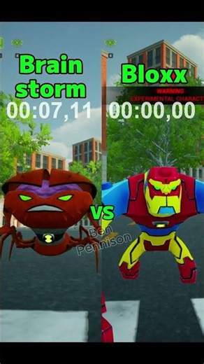 Brainstorm VS Bloxx Realistic Ben 10 game
