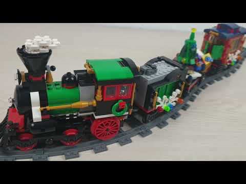 LEGO #10254 festlicher Weihnachtszug - schneller Aufbau (2020)