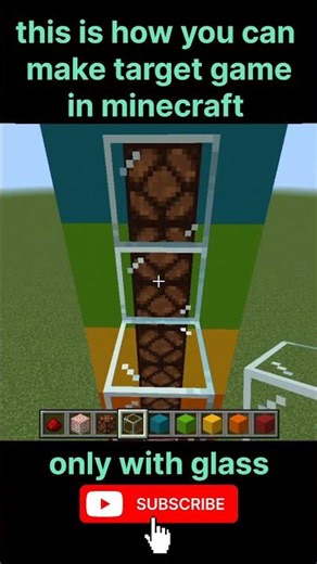 this is how you can make a target game in minecraft minecraft #minecraftshorts #activites