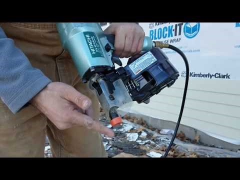 Hitachi NV 65AH2, Siding Nailer.