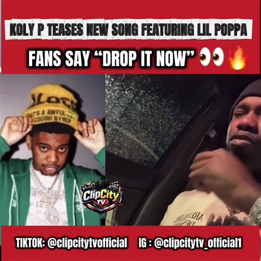 #KolyP previews an unreleased track featuring #LilPoppa 👀🔥 Fans already telling him to drop it ASAP… y’all rocking with this or nah? 🎶 #fypシ #viral
