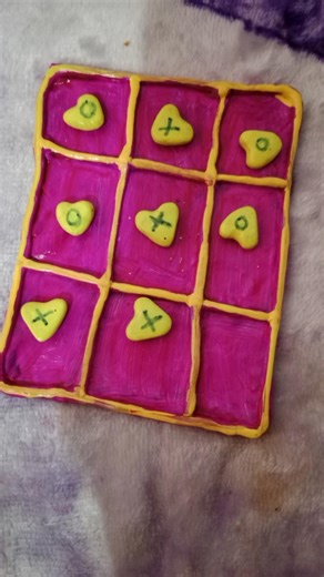 tic tac Toe game #myself #art #song #painting #bollywood #craft