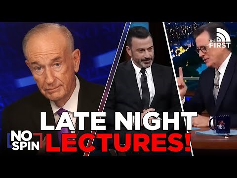 Kimmel and Colbert Team Up on Live TV