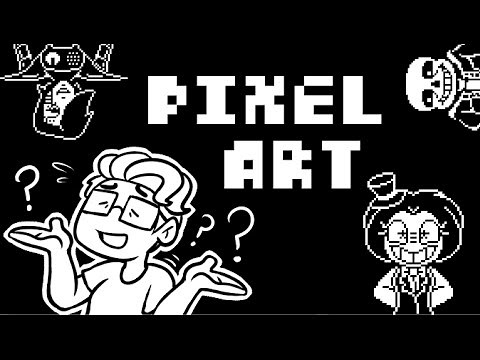 Gab Does PIXEL ART - Undertale Sprite Tutorial [Paint Tool SAI and MS Paint]