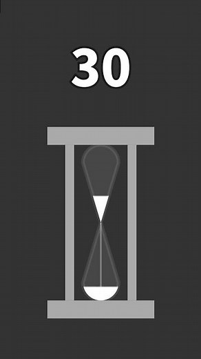 45 Seconds Timer ‐ Hourglass（Vertical）