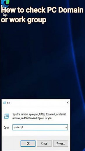 how to check any pc its workgroup or domain | #howtojoinpctodomain #activedirectory #shorts #viral
