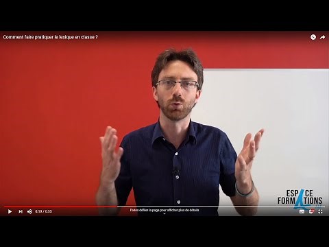 How to practice vocabulary in the French as a Foreign Language classroom?