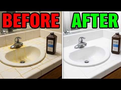 Hydrogen Peroxide’s Hidden Powers You Didn’t Know! 😳✨