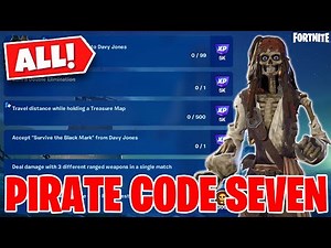 How To Complete Pirate Code Seven Challenges in Fortnite - Jack Sparrow Quest