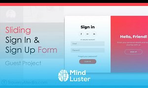 Mind Luster - Learn Sliding Sign In Sign Up Form