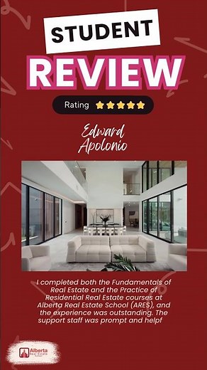 What A Review Edward #AlbertaRealEstateSchool