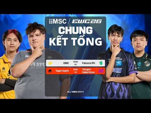 FLCN vs ONIC | TS vs YG | TRANH HẠNG 3 - CHUNG KẾT | MLBB MID SEASON CUP TẠI EWC26