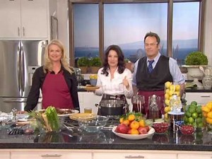 Dan Aykroyd and Donna Dixon cook on the Fran Drescher tawk