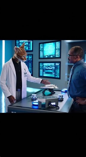 in laboratory demonstrating drone shuttle test Shields