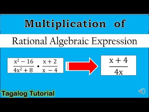 [Tagalog] Multiplication of rational algebraic expression #math8 #rationalalgebraicexpression