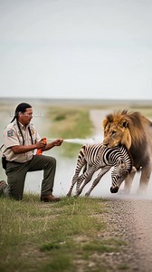 2.9M views · 14K reactions | Brave Ranger Helps Injured Zebra Escape Lion's Grasp! #rescue #animals #wildlife | Daily Paw Stories | Facebook