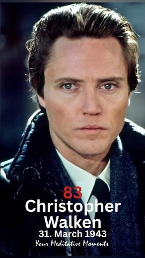31.3. Happy birthday Christopher Walken! #shorts #christopherwalken #birthdsy #actor #academyaward