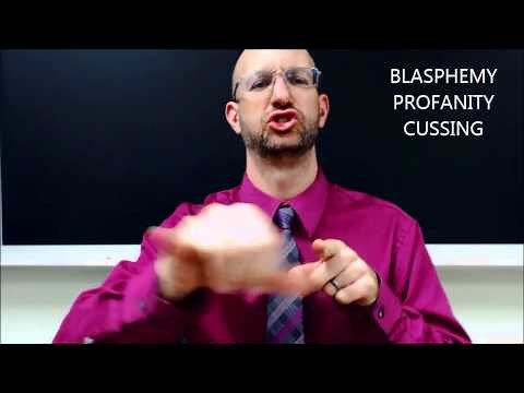 BLASPHEMY PROFANITY CUSSING | ASL - American Sign Language