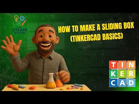 How to Make a Simple Sliding Box in Tinkercad | 3D Printing Tutorial