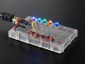 NEW PRODUCTS – NeoPixel Clear 5mm Through-Hole LED – 5 Pack